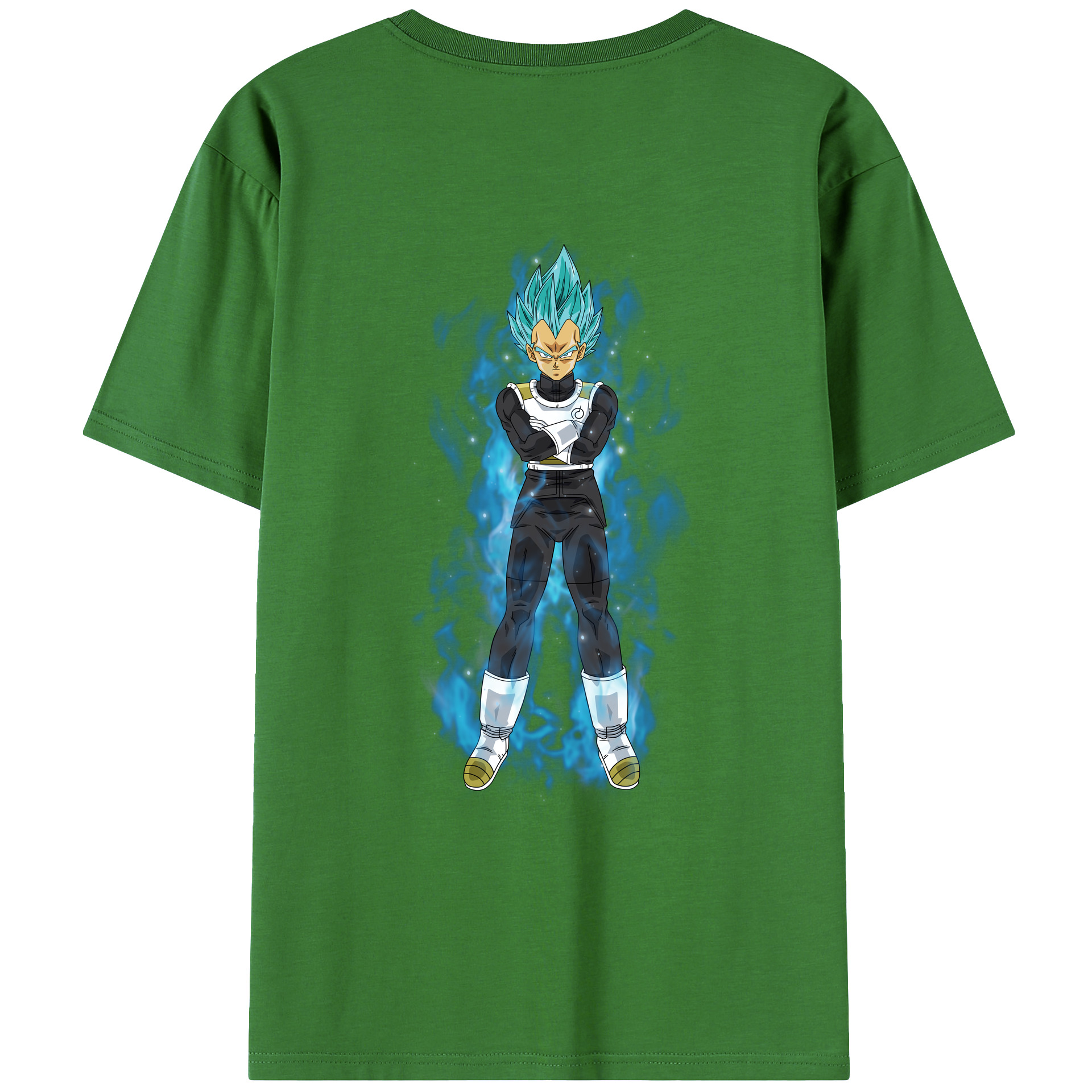 （画像用） ドラゴンボール ベジータ四世（Bejīta Yonsei）DRAGON BALL Vegeta IV レディース半袖Tシャツ(バックプリント)